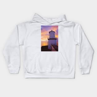 Blackhead Lighthouse, County Antrim, Northern Ireland Kids Hoodie